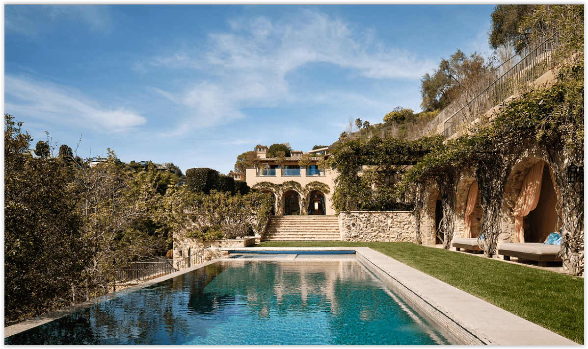 Bel Air private estate — pool and grounds