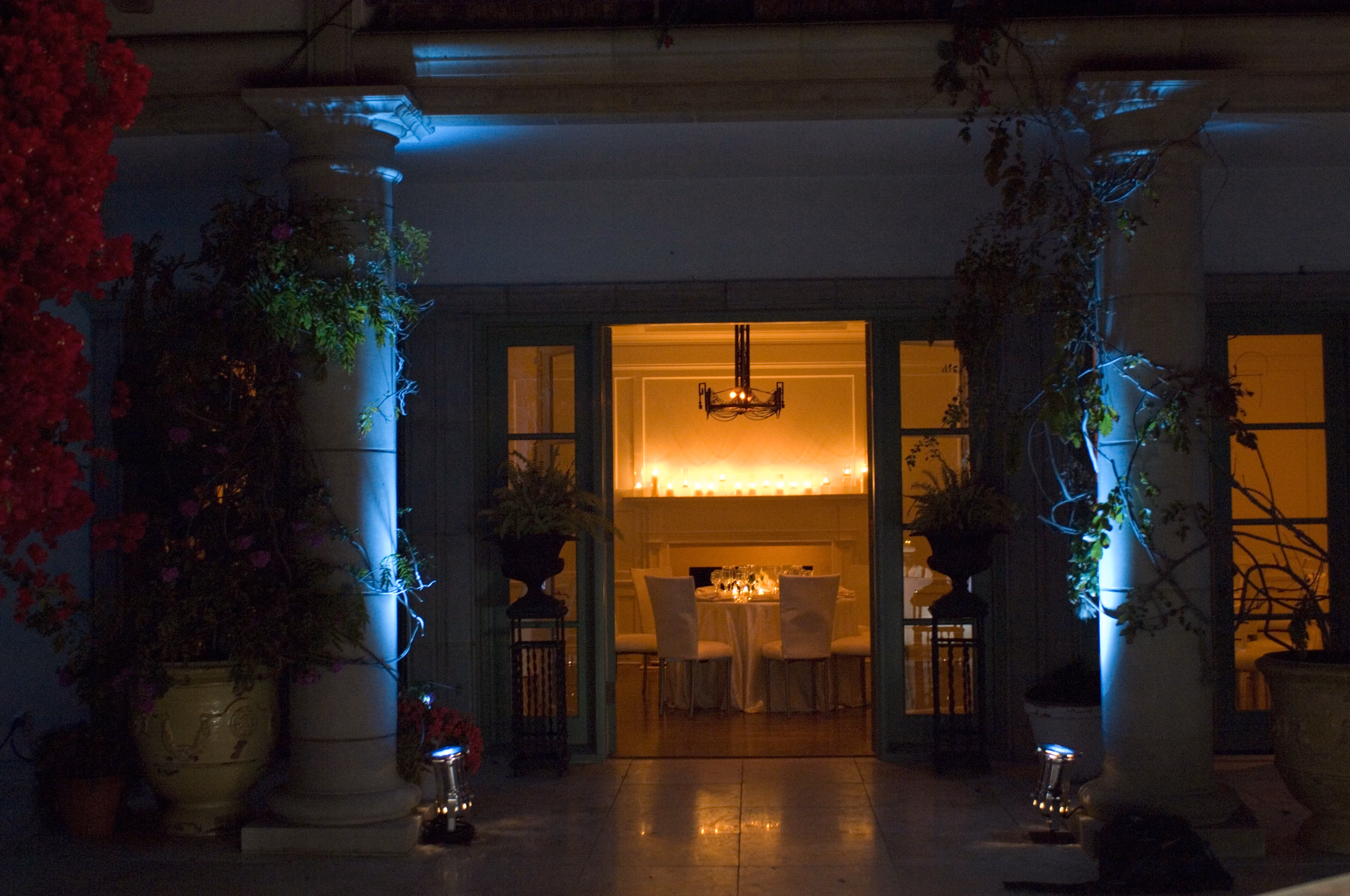 Grand estate exterior — Los Angeles