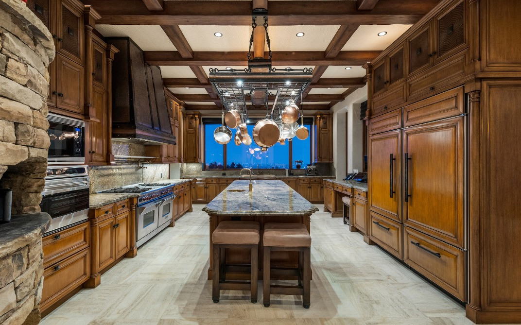 Gourmet chef's kitchen with premium appliances, custom cabinetry, and generous entertaining space.